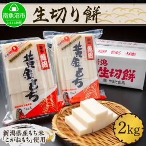 やまと食品の生切り餅 1kg 2個 計2kg