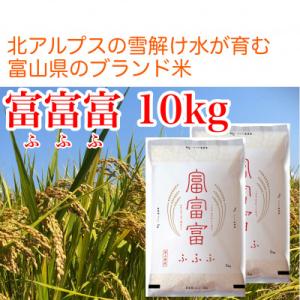 富山米「富富富」10kg(白米5㎏×2袋)