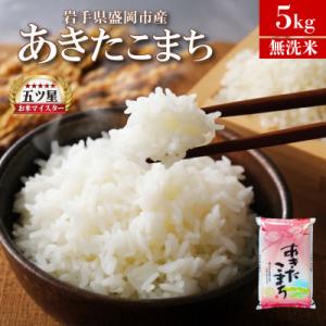 令和7年産 あきたこまち 無洗米 お米マイスター推奨 盛岡市産 5kg