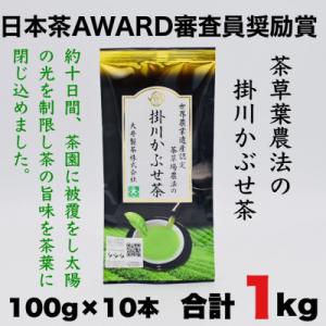 ふるさと納税 掛川市 日本茶AWARD審査員奨励賞! 世界農業遺産認定　茶草場農法の掛川かぶせ茶