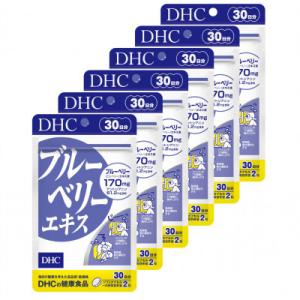 ふるさと納税 袋井市 DHCブルーベリーエキス 30日分 6個セット