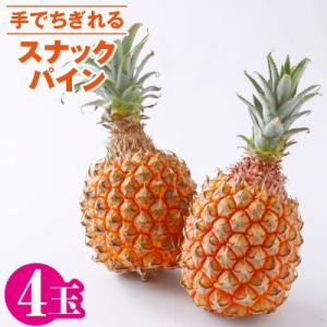 ふるさと納税 石垣市 石垣産 スナックパイン 4 玉 パイナップル