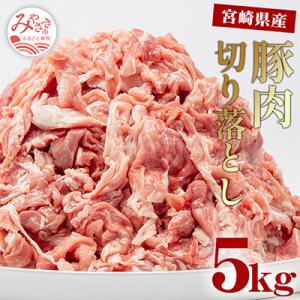 ふるさと納税 宮崎市 宮崎県産豚肉切り落とし 5kg(真空パック)｜さとふる