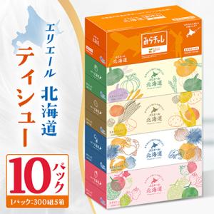 エリエール北海道ティシューなまらたっぷり300組5箱×10パック