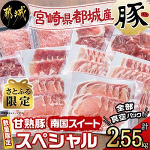 ふるさと納税 都城市 全部真空パック!都城産豚「甘熟豚