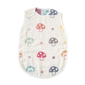 赤ちゃんの寝冷えを防ぐ、ふくふくガーゼスリーパー　シャンピニオン_【G0395】