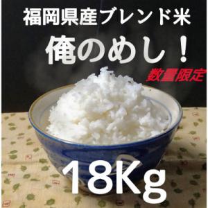 ふるさと納税 岡垣町 【数量限定】福岡県産ブレンド米「俺のめし!」18kg(4.5kg×4袋)