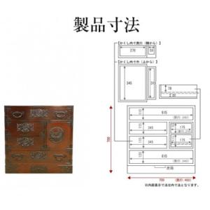 ふるさと納税 利府町 仙台箪笥 からくり帳箪笥...の詳細画像3