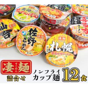 ふるさと納税 八千代町 【本社工場直送!】ニュータッチ 凄麺(ノンフライカップ麺)12食 種類おまか...