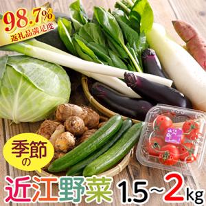 【PRキャンペーン対象】近江野菜詰め合せセット【1.5kg～2kg】