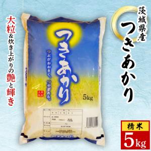 「関東地方配送限定」【令和7年産】城里町内・桂農産の 米【つきあかり】5kg(精米)