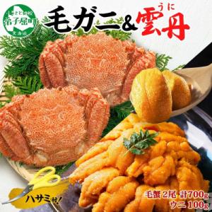 ふるさと納税 弟子屈町 【のし付】毛蟹2尾 計7...の商品画像