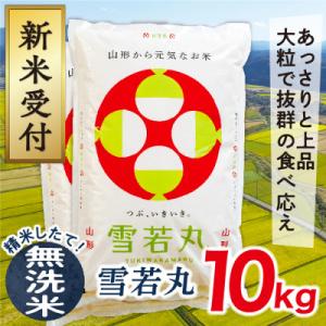 【令和8年産先行受付】山形県産雪若丸10kg(無洗米)