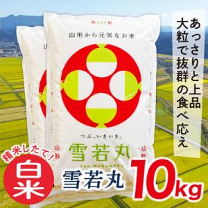 【白米】令和7年産山形県産雪若丸10kg