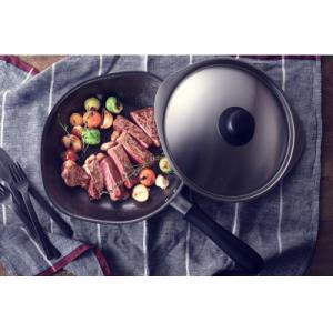 柳宗理デザイン　ダブルファイバー窒化　鉄フライパン　25cm