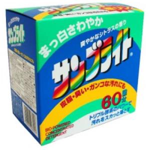 トリプル酵素の力で汚れをスカッと落とす　洗濯洗剤 サンブライト 1.2kg×10個　沖縄・離島配送可