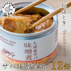 缶詰工場直送　伝統のさば缶「旬ほとぎ」味噌煮12缶