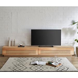 ふるさと納税 大川市 テレビ台 ルーチェ ヒノキ無垢【サイズ:幅254-304cm、カラー:ヒノキ無垢】