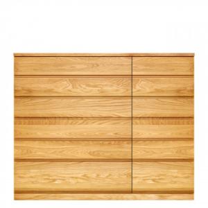 ふるさと納税 大川市 桐タンス 幅148-6段「ミンクス」ホワイトオーク材 無垢 木製 大川家具