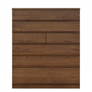 ふるさと納税 大川市 桐タンス 幅102-6段「ミンクス」ウォールナット材 無垢 木製 大川家具