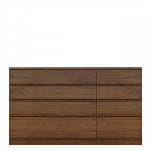 ふるさと納税 大川市 桐タンス 幅148-4段「ミンクス」ウォールナット材 無垢 木製 大川家具