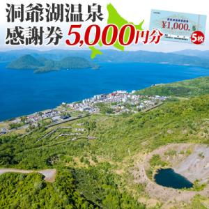 ふるさと納税 洞爺湖町 洞爺湖温泉感謝券 5,000円分 北海道 洞爺湖町｜さとふる