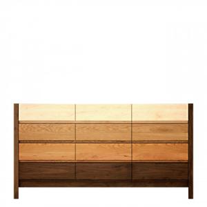 ふるさと納税 大川市 チェスト 幅156-4段「シーズ」MIX 無垢材 大川家具