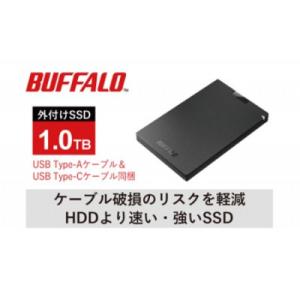 BUFFALO/バッファロー ポータブルSSD TypeA&C 1.0TB
