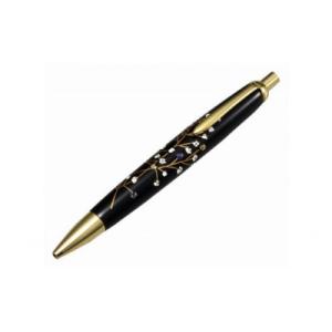 ふるさと納税 輪島市 輪島塗　ボールペン(かすみ草蒔絵)