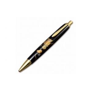 ふるさと納税 輪島市 輪島塗　ボールペン(ふくろうに蔦)