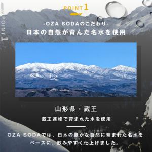 ふるさと納税 山形県 OZA SODA 強炭酸...の詳細画像1
