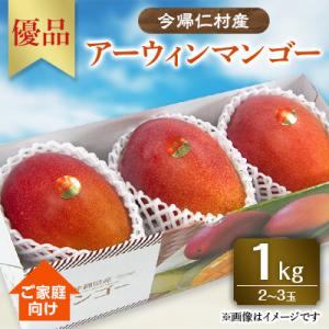 【先行受付・2026年6月から順次発送】山城フルーツ園のアーウィンマンゴーご家庭向け優品1kg