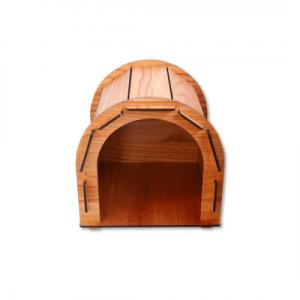 ふるさと納税 大川市 【木製ドッグケージ】いつでもおうち(ドーム型)ペットグッズ　カメヤ家具工芸の大川家具