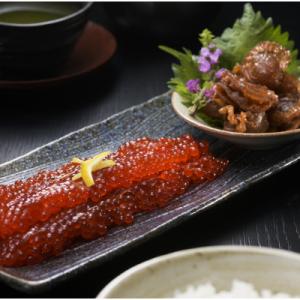 ふるさと納税 青森市 【詰合】「鱒筋子醤油漬 300g」×「ほたて甘露煮 250g」