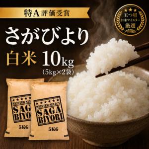 令和7年産さがびより白米10kg(5kg×2袋)五つ星お米マイスター厳選!(吉野ヶ里町)