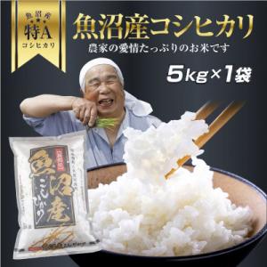 ふるさと納税 新潟県 新潟県 魚沼産 コシヒカリ お米 5kg こしひかり 精米(お米の美味しい炊き方ガイド付き)