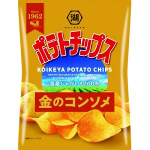 ふるさと納税 加須市 湖池屋のポテトチップス　金のコンソメ　60g×12袋