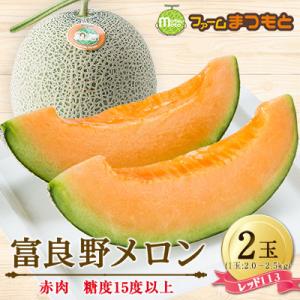 ふるさと納税 富良野市 【2026年発送】美味!秋の富良野メロン(レッド113)赤肉 2〜2.5kg...