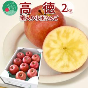 蜜入りりんご 高徳 2kg (6～10玉前後) 山形県産 ギフトBOX入 【令和8年産 先行予約】