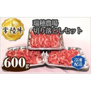 ふるさと納税 常陸大宮市 瑞穂農場で育てた常陸牛切り落としセット　約600g(常陸大宮市)