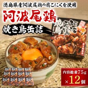 ふるさと納税 海陽町 阿波尾鶏焼き鳥缶詰12個セット MMT54