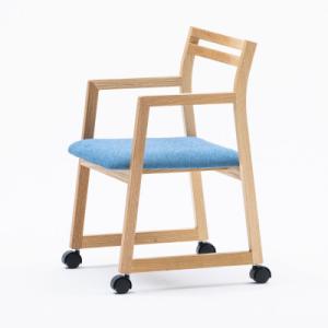ふるさと納税 府中市 府中家具 「kitoki」WK50.W-arm caster chair