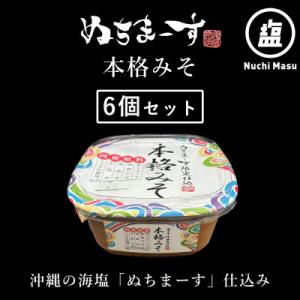 ふるさと納税 うるま市 ぬちまーすの「本格みそ」×6個