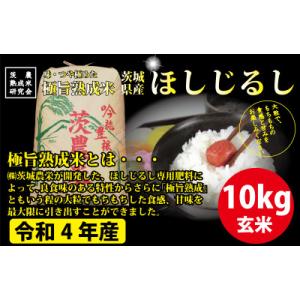 ふるさと納税 坂東市 【10kg】茨城県産 ほしじるし　玄米　極旨熟成