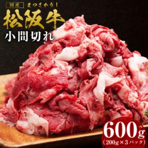 家庭用松阪牛小間切れ　200g×3P(SS-405)