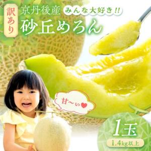 みんな大好き甘～ぃ!京丹後砂丘めろん! 1玉(2026年7月下旬～発送)　先行受付