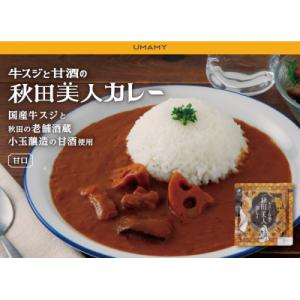 ふるさと納税 大仙市 とろとろの牛スジが美味しい!牛スジと甘酒の秋田美人カレー15袋セット