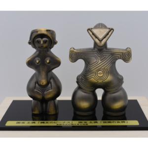 縄文の女神（超特大）44cm レプリカ 国宝 縄文時代 土偶 グッズ
