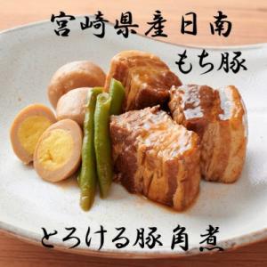 ふるさと納税 豊中市 宮崎県日南もち豚 とろける豚角煮　170g×6パック