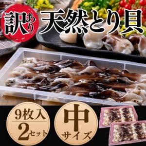 純国産【見た目訳あり】 トリ貝 刺身 (中9枚入り) 2セット 貝専門店 岬だより